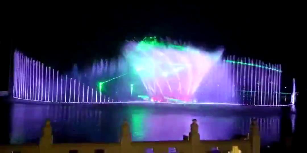广西大型音乐喷泉水幕激光项目